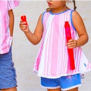 [Well Dressed Wolf] Stripe House Tunic Set